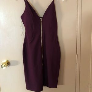 Burgundy dress